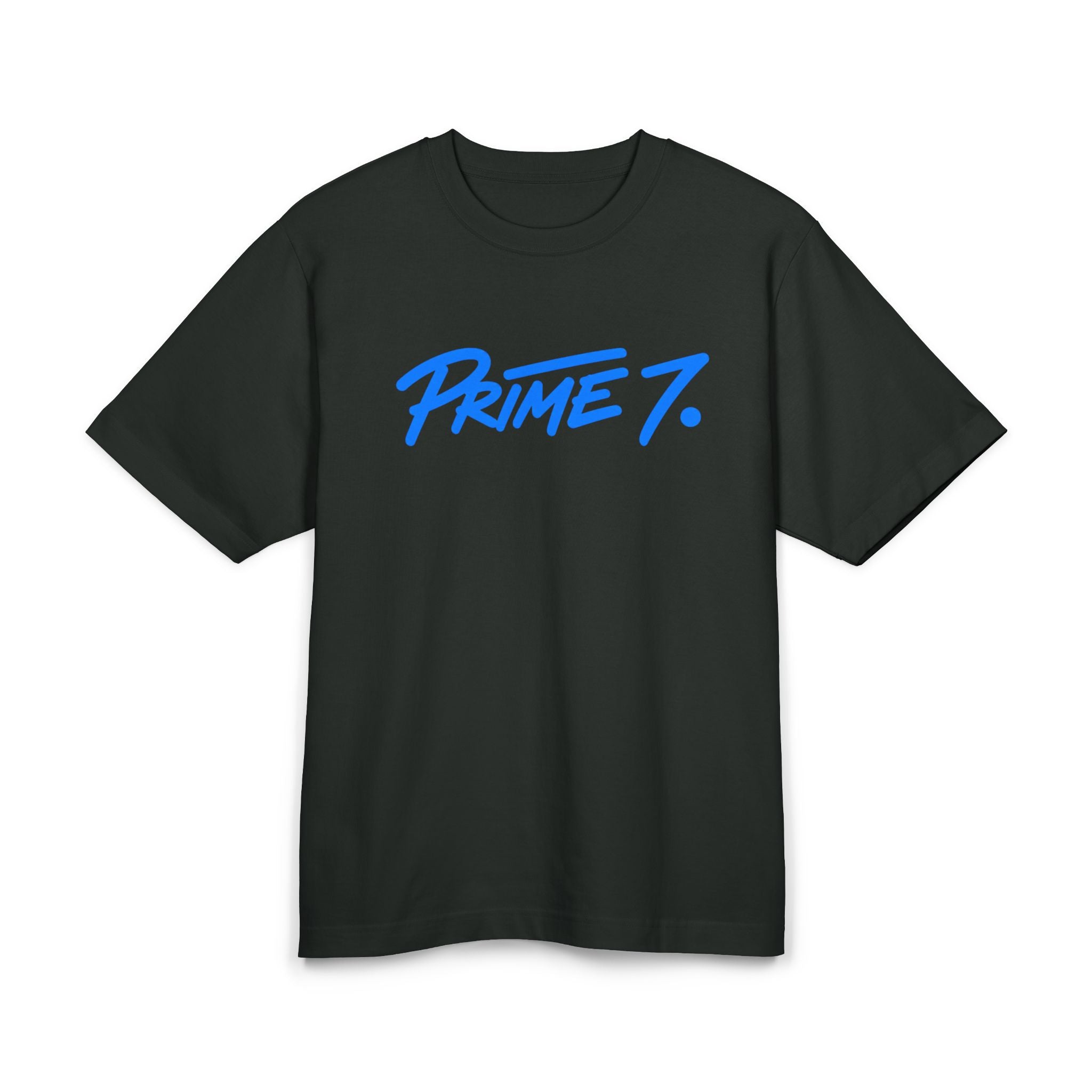 Prime 7 T-Shirt — Retro Blue Back