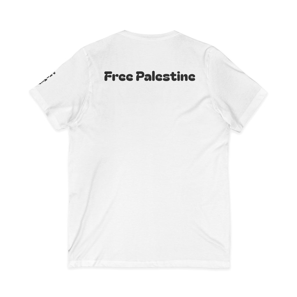 Palestine V-Neck — Floral Palestine Prime 7 T-shirt
