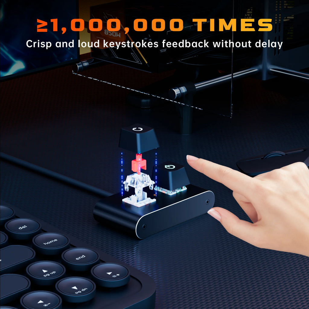 Mechanical Desktop Power Switch with LED Light PC Motherboard